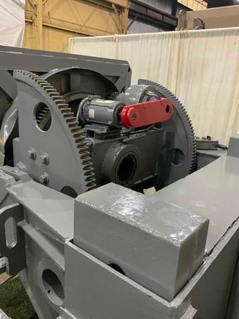 20000 lb. Ransome #200-P, welding positioner, power tilt & rotation, 135° table tilt, pendant Control, 5 HP - Image 8