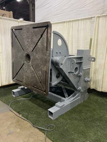 20000 lb. Ransome #200-P, welding positioner, power tilt & rotation, 135° table tilt, pendant Control, 5 HP - Image 9