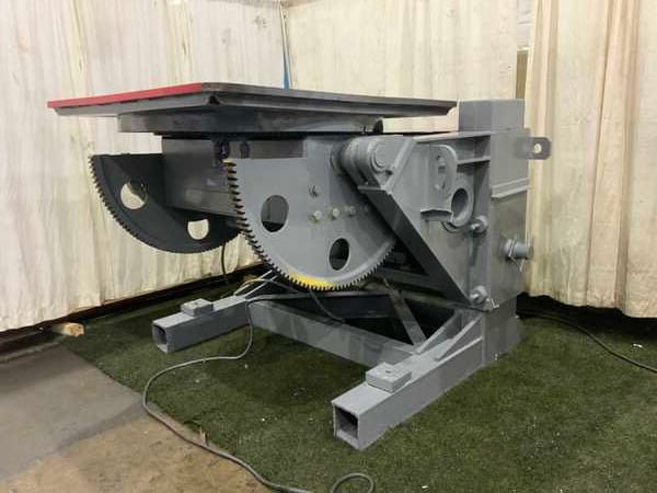 20000 lb. Ransome #200-P, welding positioner, power tilt & rotation, 135° table tilt, pendant Control, 5 HP - Image 10