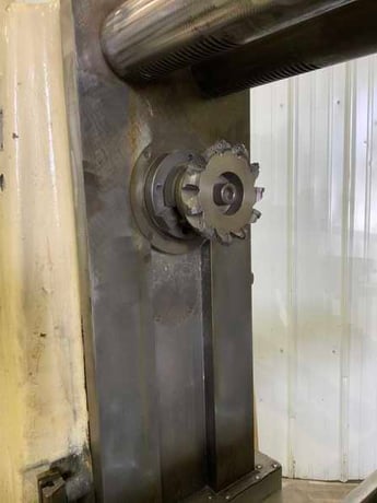 Kearney & Trecker #307-S12, horizontal mill, 62-1/2" x 12" table, #50 NS, overarm support, coolant - Image 8