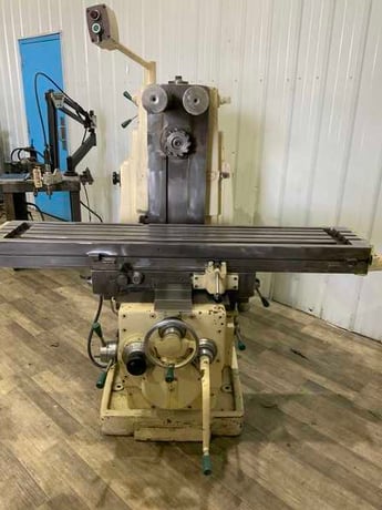 Kearney & Trecker #307-S12, horizontal mill, 62-1/2" x 12" table, #50 NS, overarm support, coolant - Image 9