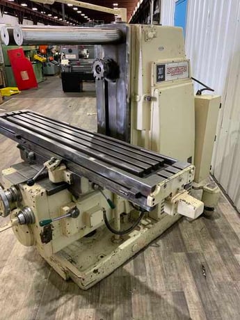 Kearney & Trecker #307-S12, horizontal mill, 62-1/2" x 12" table, #50 NS, overarm support, coolant - Image 10