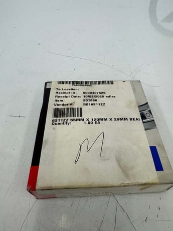 Koyo Bearing 6311ZZ 55 x 120 x 29 mm (ID x OD x Width), ZZ (Double Metal Shielded) - Image 1