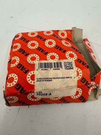 FAG 30208-A Tapered Roller Bearing - 40mm ID x 80mm OD x 19.75mm Width - Image 1
