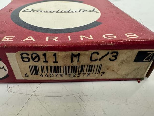 Consolidated Bearings Bearing 6011 M C/3 55 mm ID x 90 mm OD x 18 mm Width - Image 2