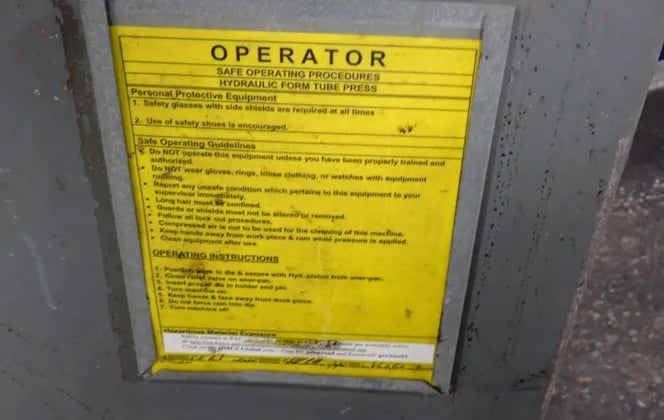 10 Ton, Enerpac, Hydraulic Press, 10000 psi, 2 HP, 3450 RPM, 115/230 V - Image 6
