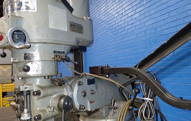 Sharp, Vertical Mill, 9" x 42" Table, 3 HP, 1720 RPM, 220/440 V - Image 5