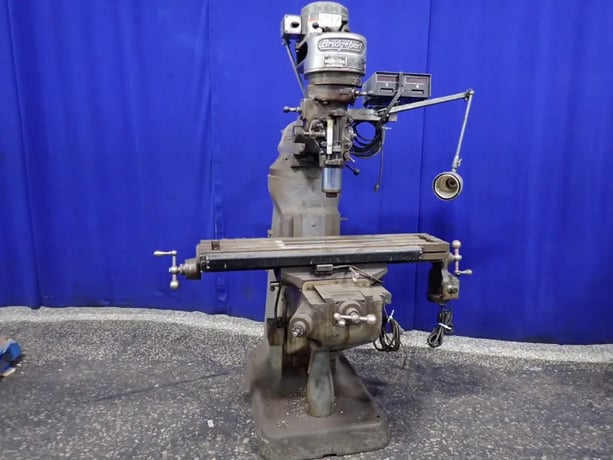 Bridgeport, Vertical Mill w/DRO, 9" x 42" Table, 1 HP, 1730 RPM, 230/460 V - Image 1