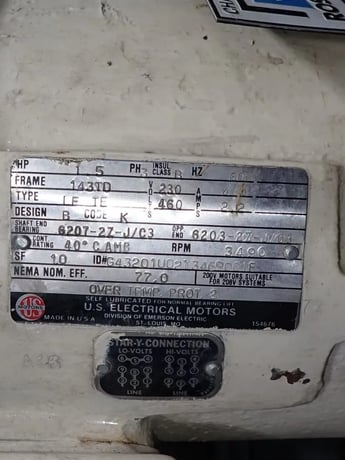 Charles Ross & Son Company #ME501, Mixer, 1.5 HP, 3490 RPM, 230/460 V - Image 7