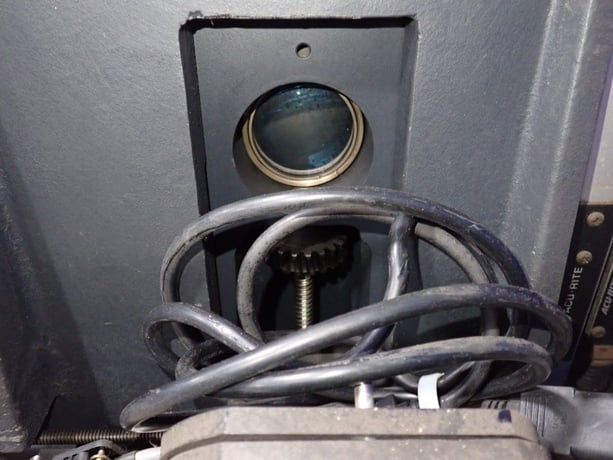 14" Optical Gaging Products Inc #OQ-14A, Optical Comparator, w/Illuminator & Video Monitor, 720 Watts, 115 V - Image 9