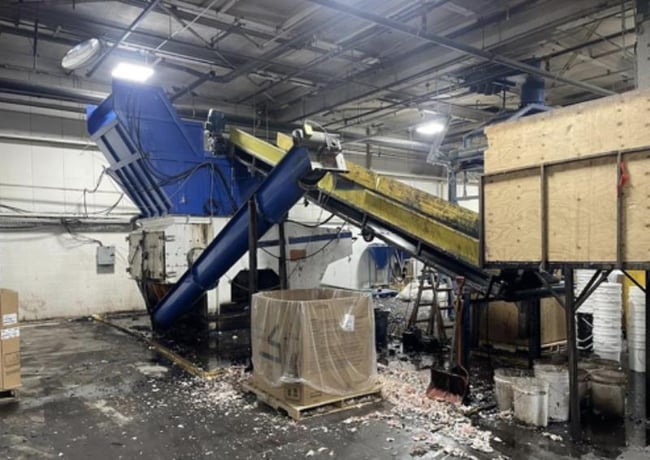 Vecoplan #RG70, Single Shaft Shredder, 200 HP, 20" Rotor, 84 Cutters, 70" x 82" Chamber, Hard Faced Rotor - Image 5