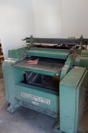 36" x 8" Baxter Whitney #S-290, Single-Sided Planer, Helical Cutterhead, 40 HP, 3510 RPM, 30-90 FPM, w/ - Image 4