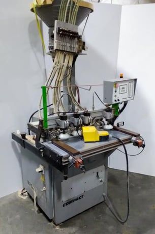 Biesse #Polymac-FSE, Semi-Auto Bore, Glue & Dowel Inserter, 21-Spindle, 8-10 mm Dowel, 25-50 mm L, 32 mm - Image 1