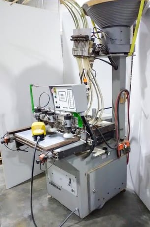 Biesse #Polymac-FSE, Semi-Auto Bore, Glue & Dowel Inserter, 21-Spindle, 8-10 mm Dowel, 25-50 mm L, 32 mm - Image 2