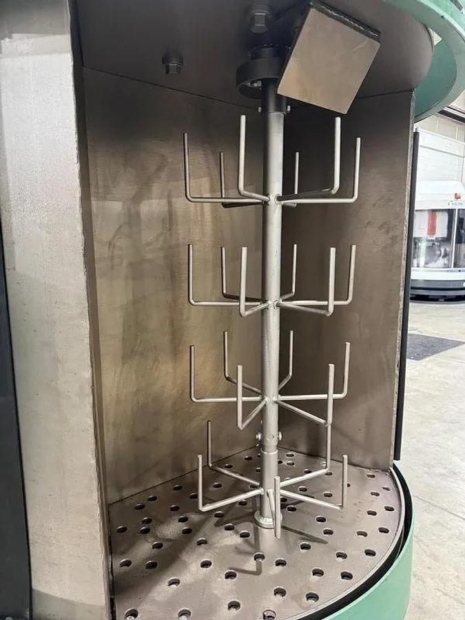 Goff #2448, Spinner Hanger Shot Blast Machine, (2) 5 HP wheels, dust collector, 2012 - Image 5