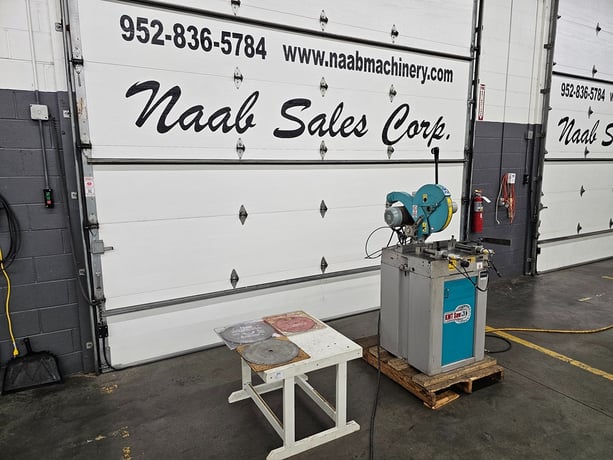 4.75" Kalamazoo #CT-350-AV, High-Speed Non-Ferrous Circular Cold Saw, 14" blade, 8" max. vise opening, 34.25" - Image 3