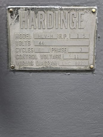 11" x 18" Hardinge #HLV-H, Wide Bed Tool Room Lathe, 5.75" swing over cross slide, 1.5 HP, 3000 RPM (2 - Image 7
