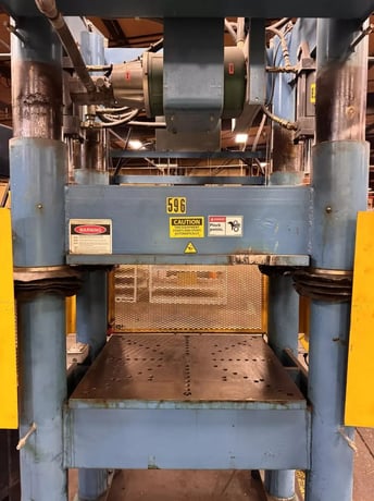 30 Ton, Beckwood #0, 4-post hydraulic press, 6" stroke, 34" x 30" bed/ram area, 5 HP, 2000 - Image 6