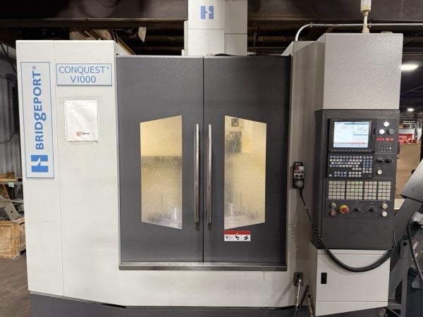 Hardinge #Conquest-V1000, 3-Axis CNC Vertical Machining Center, 47.2" x 23.6" table, 40" X, 20" Y, 20" Z - Image 1
