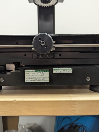 23" S-T Industries #20-8700, video inspection system, Metlogix M3 3-Axis digital read out - Image 2
