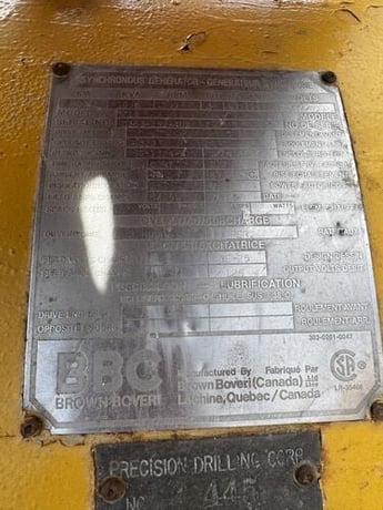 1000 KW Caterpillar #3508, diesel generator set, 600 Volts, 3-phase, 2003 - Image 2