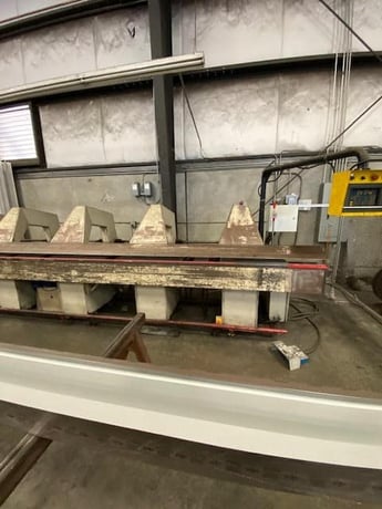 255" Roper Whitney #AM2116, Folder, 16 gauge MS, 20 gauge Stainless Steel, 5 finger backgauge, 49" back gauge - Image 10