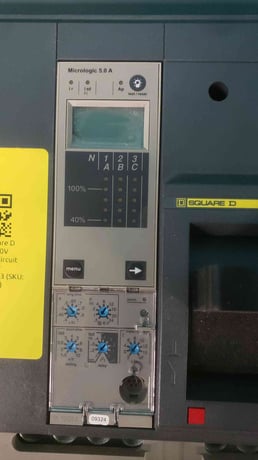 1000 Amp. Square D PowerPact #RGA36100CU43AE1ABLV.YP, I-Line Breaker, Micrologic 5.0A, 3P, 600 Volts - Image 4