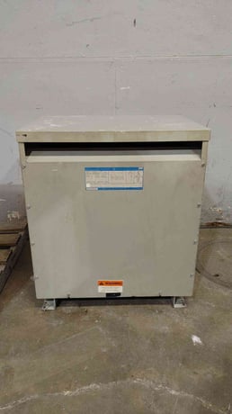 150 KVA, 480 Primary, 208/120 Secondary General Electric #9T23B3874, Dry Type Transformer, 3 Phase - Image 1