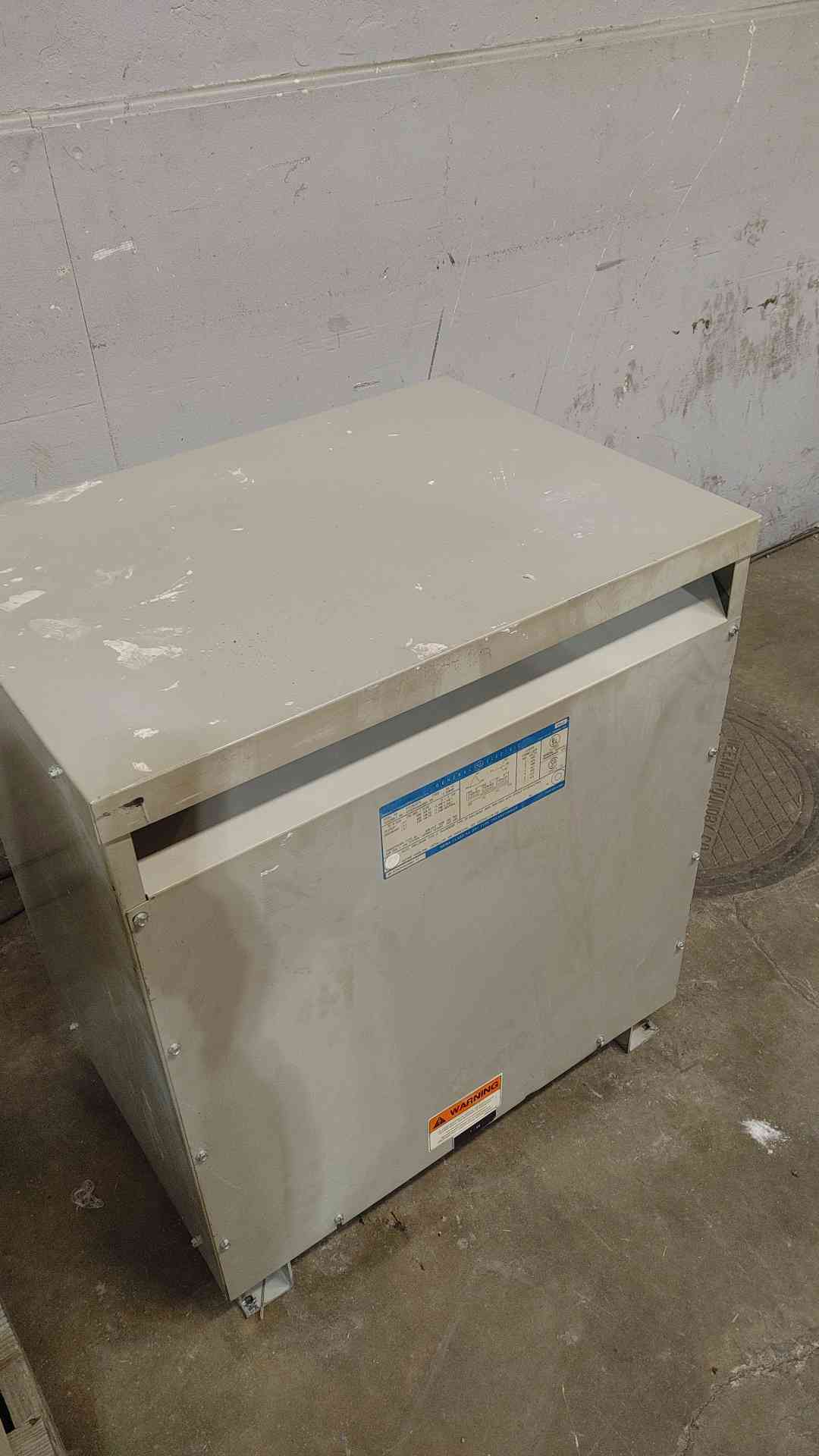 150 KVA, 480 Primary, 208/120 Secondary General Electric #9T23B3874, Dry Type Transformer, 3 Phase - Image 6