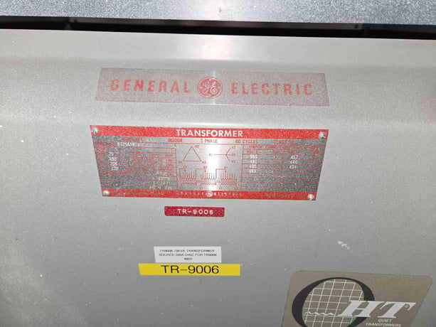 75 KVA, 480 Primary, 208/120 Secondary General Electric #9T23A3874, Dry Type Transformer, 3 Phase, 60 Hz - Image 5
