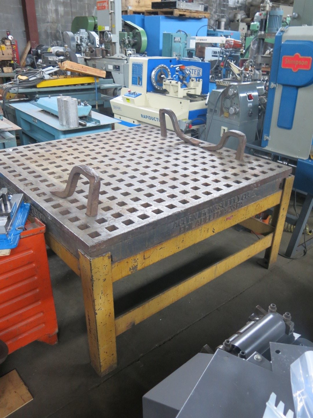 Acorn, Welding table, 5' x 5', w/ holddowns - Image 2