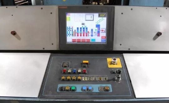 Baker Perkins #G14, Coldset Web Offset Press Line, 4-Unit / 3-Web, 22.8" (580 mm) Cutoff x 38" (965 mm) Web - Image 8