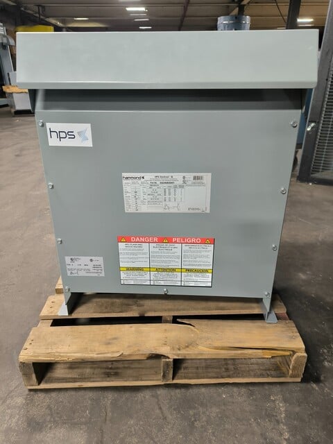 30 kVA, 480 Primary, 400Y/231 Secondary Hammond #SG3A0030KY, HPS Sentinel Transformer, 63.1-43.3A, 3PH - Image 4