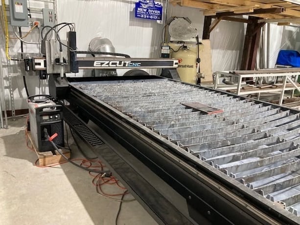 Ez Cut #8000-HT-PM105, Plasma Cutter, 5' x10' table, Hypertherm Powermax 105, 105 Amps, 2017 - Image 3
