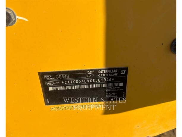 Caterpillar CS54B, Vibratory Single Drum Smooth, 3960 hours, S/N: CS501046, 2020 - Image 5