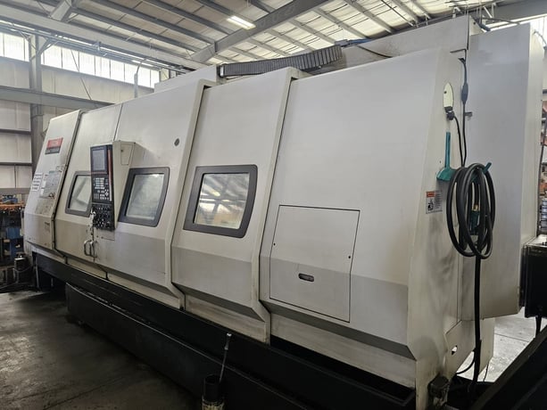 Mazak #Slant-Turn-450, 2-Axis CNC Lathe, 28" swing, 24" turning diameter, 80" machining length, 20" chuck - Image 1