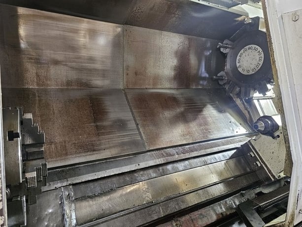Mazak #Slant-Turn-450, 2-Axis CNC Lathe, 28" swing, 24" turning diameter, 80" machining length, 20" chuck - Image 3