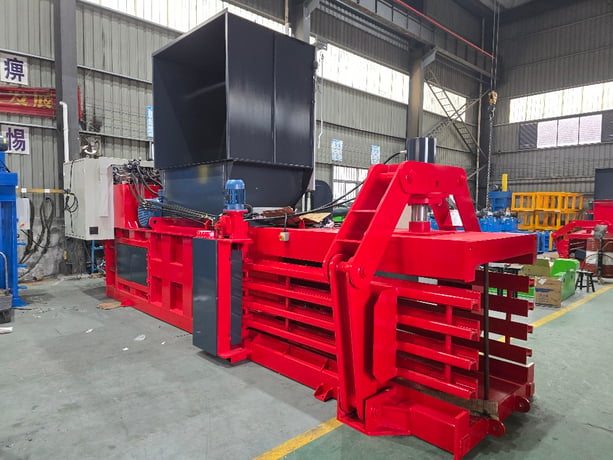 43" x 30" Enerpat #HBA-80-11075, Auto-Tie Horizontal Cardboard, Corrugated Baler, 50 HP, new - Image 4