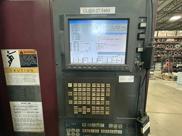 OKK #HM-100S, CNC horizontal machining center, 60 automatic tool changer, 55.1" X, 43.3" Y, 39.3" Z, 12000 - Image 8