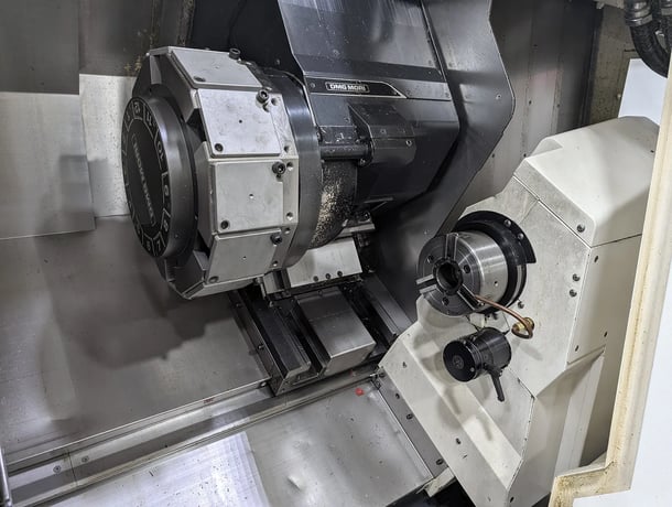 DMG, Mori #NLX-2500SY/700, CNC lathe, 36.2" swing, 12" chuck, 3.1" bar, 14.4" dia., 27.7" lgth, 4000 RPM - Image 3