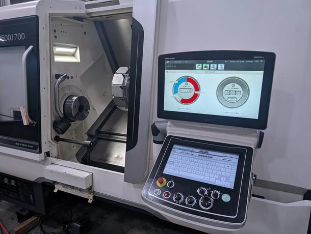 DMG, Mori #NLX-2500SY/700, CNC lathe, 36.2" swing, 12" chuck, 3.1" bar, 14.4" dia., 27.7" lgth, 4000 RPM - Image 6