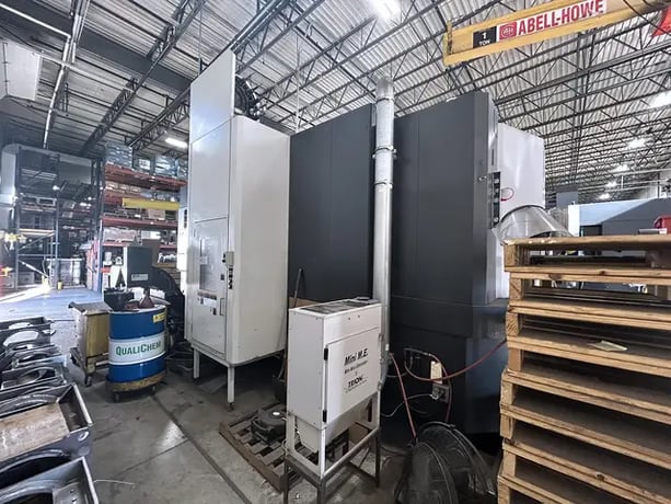 OKK #HM-100S, CNC horizontal machining center, 60 automatic tool changer, 55.1" X, 43.3" Y, 39.3" Z, 12000 - Image 3