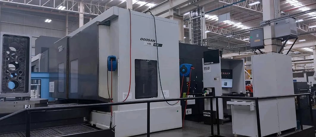 Daewoo Doosan #HM-1250, CNC horizontal machining center, 90 automatic tool changer, 82.6" X, 59" Y, 59" Z - Image 1