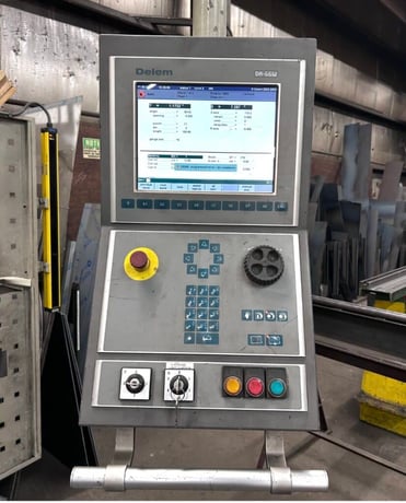 176 Ton, Durma #CNC-HAP-30160, press brake, 10' overall, 100" between housing, 7.87" stroke, Delem Control - Image 3