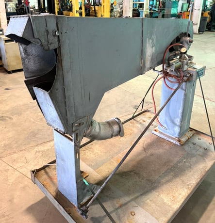 Hammond #6A-LH, backstand w/ air tension, Floor Stand, Belt Guard - Image 2