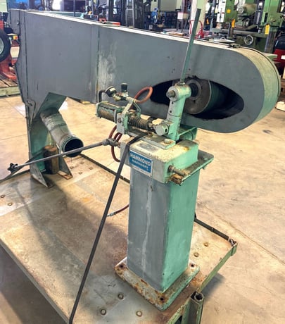 Hammond #6A-LH, backstand w/ air tension, Floor Stand, Belt Guard - Image 3