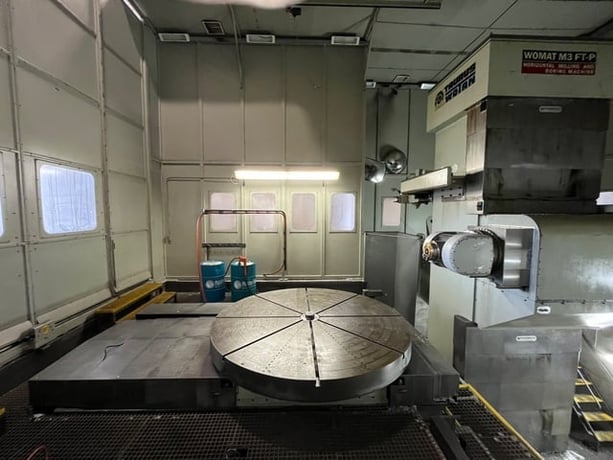 Wotan #M3FT/P, 7-axis CNC Horizontal Boring Mill, 4.7" spindle, 50 HP, 3000 RPM, 157.4" x118" x23.6" travel - Image 2