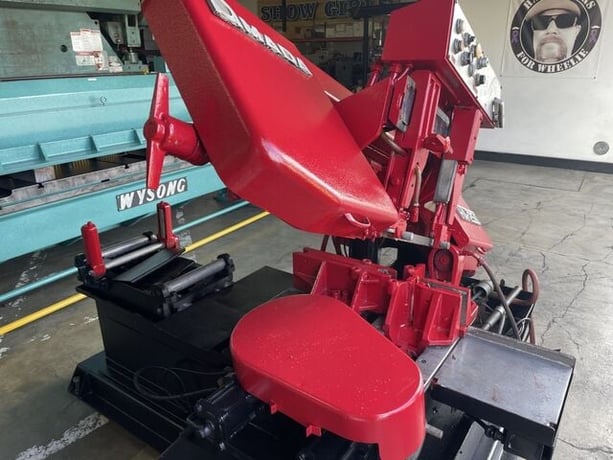 10" x 11" Amada #HA-250, Horiz Band Saw, 1" x 0.037" x 11' 6" blade, 5 HP, 27-250 FPM, 1996 - Image 3