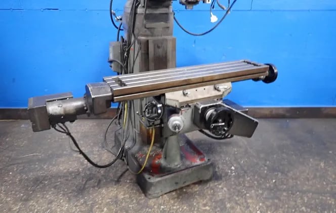 Sharp, Vertical Mill, 9" x 42" Table, 3 HP, 1720 RPM, 220/440 V. - Image 1