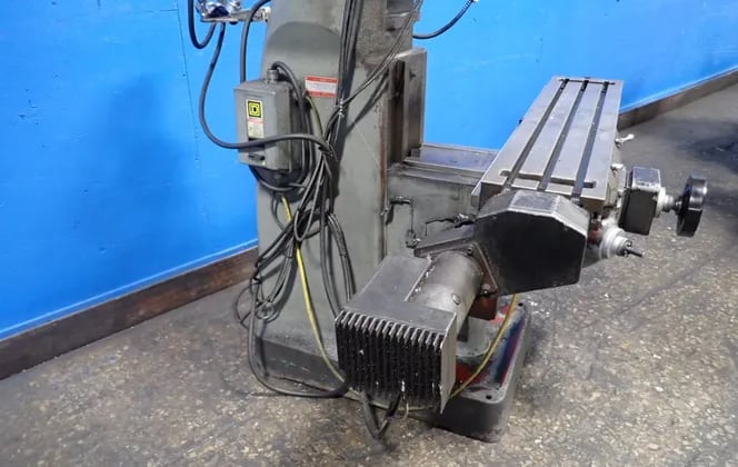 Sharp, Vertical Mill, 9" x 42" Table, 3 HP, 1720 RPM, 220/440 V. - Image 7